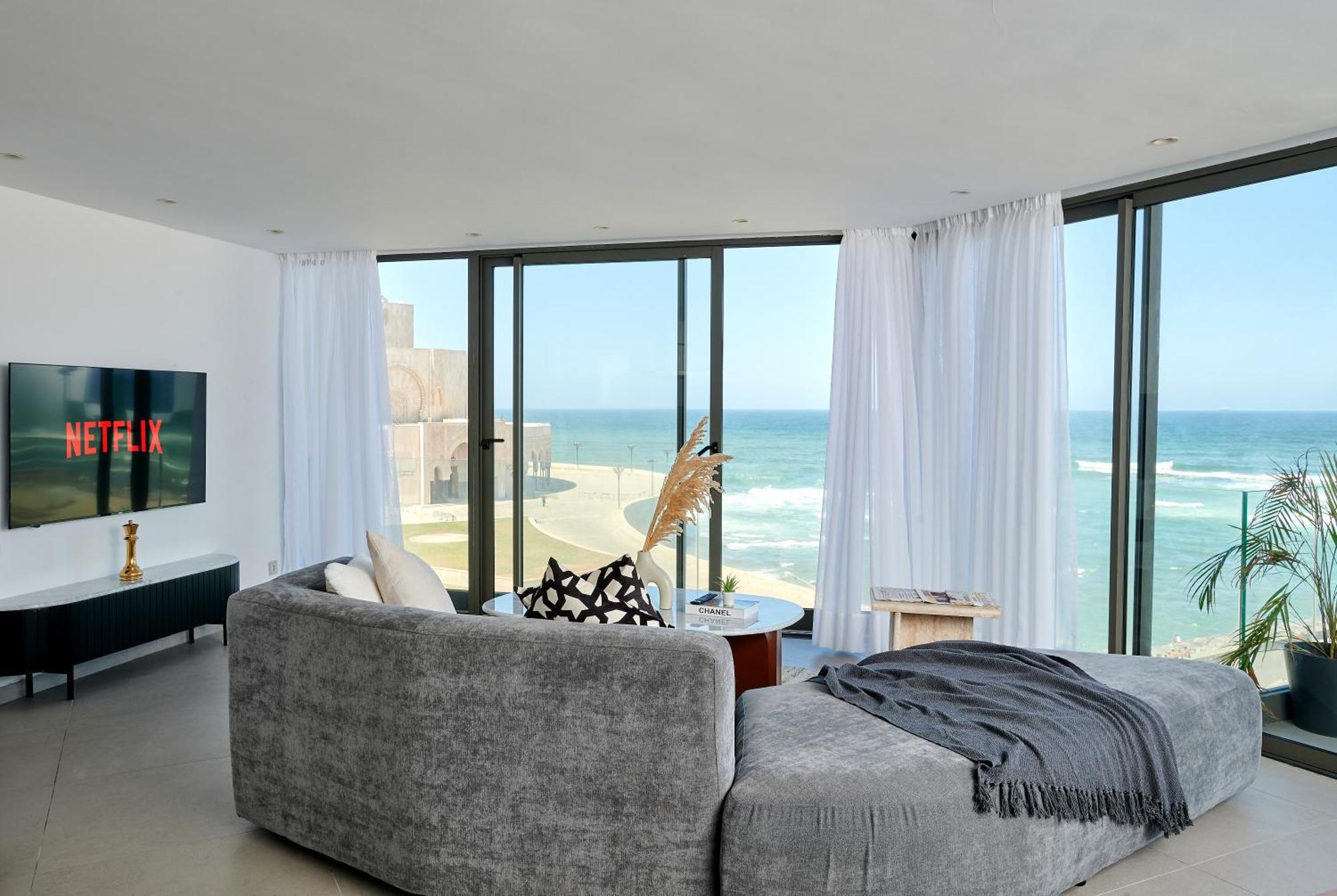 Apartment Sea View B22 -Mosquee Hassan II By Thecasaedition Casablanca Ngoại thất bức ảnh
