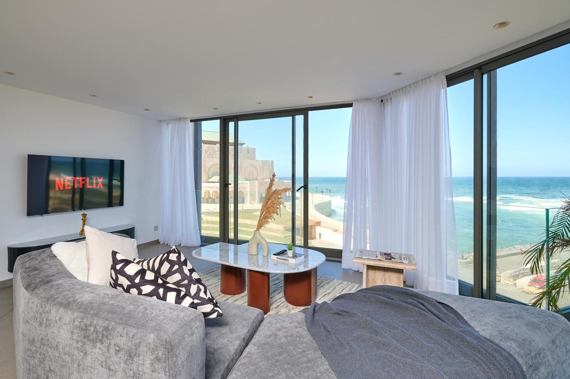 Apartment Sea View B22 -Mosquee Hassan II By Thecasaedition Casablanca Ngoại thất bức ảnh